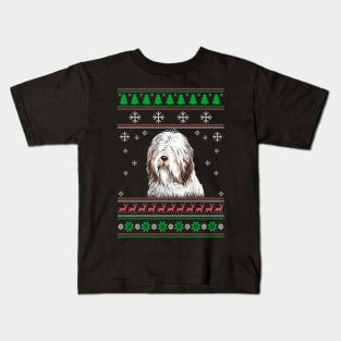 Cute Bearded Collie Dog Lover Ugly Christmas Sweater For Women And Men Funny Gifts Kids T-Shirt